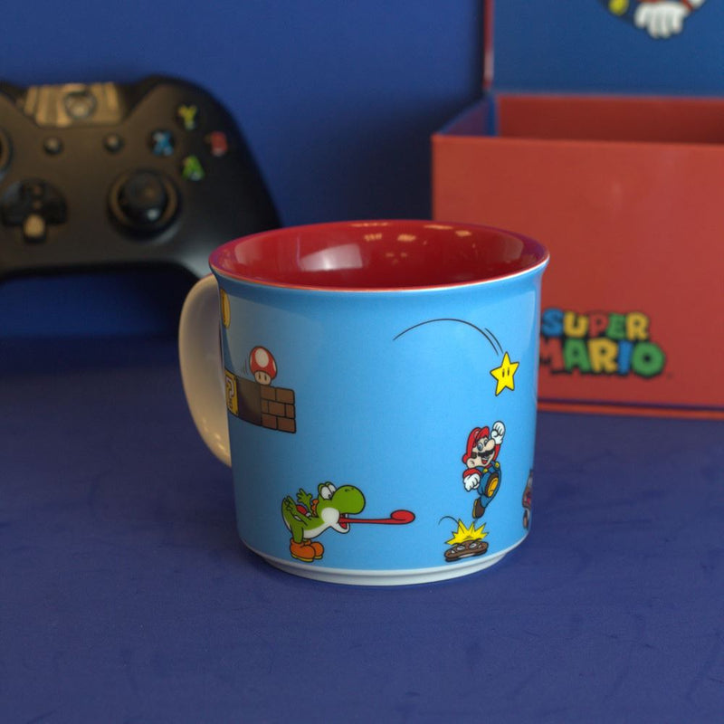 Caneca 350ml Team Mario Bros