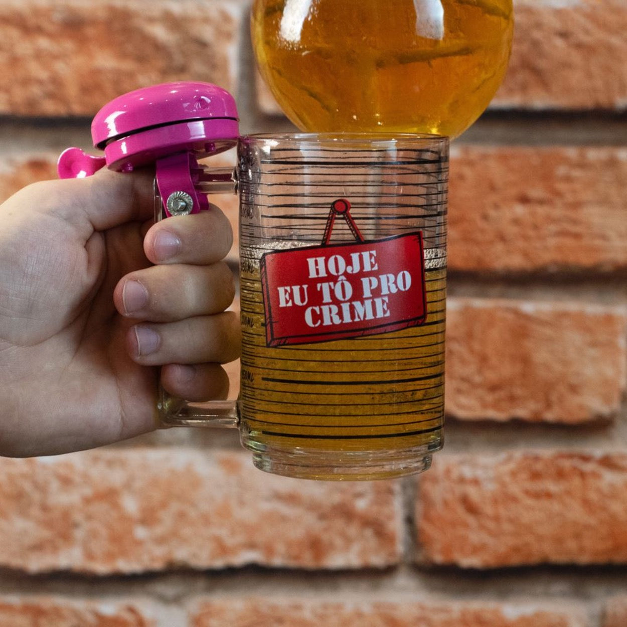 Caneco Com Sineta - Hoje Eu Tô Pro Crime