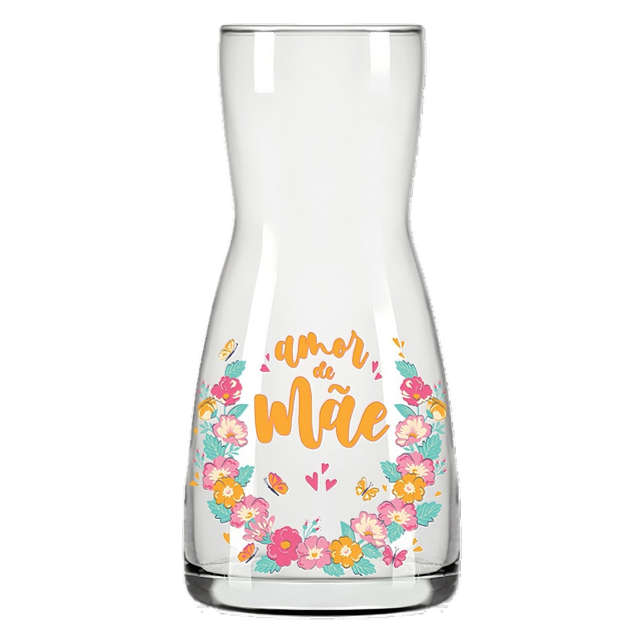 Moringa de Vidro com Copo - Amor de Mãe