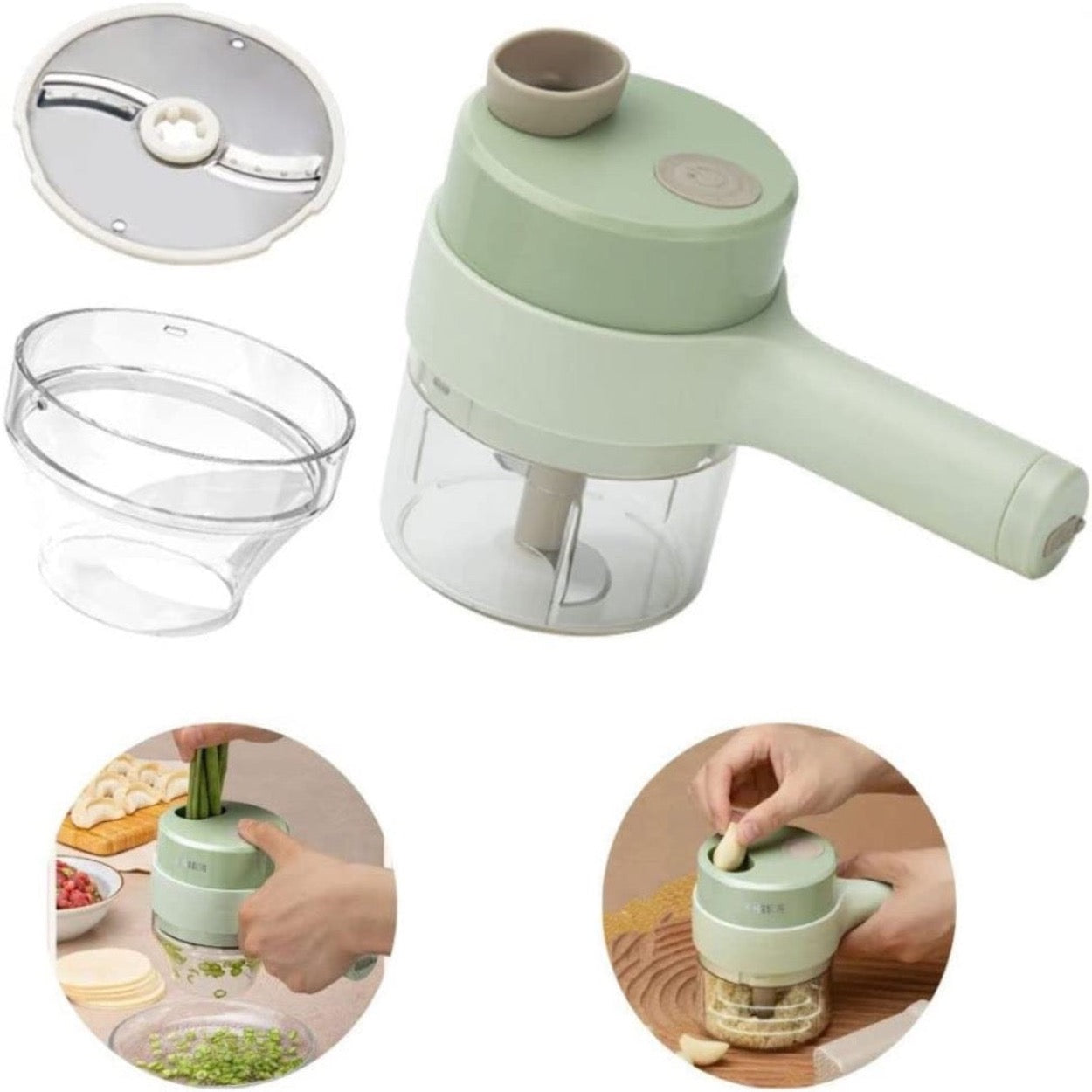 Cortador Triturador Elétrico Multifuncional Para Vegetais E Carnes Aço Inoxidável
